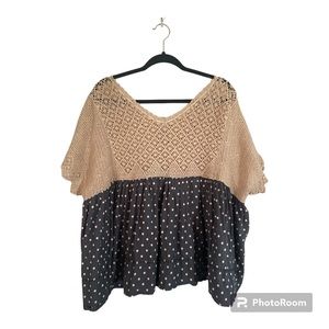 Magnolia Pearl - hand crochet top